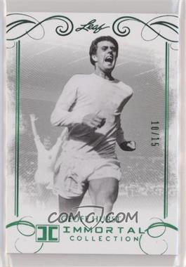 2018 Leaf Immortal Collection - [Base] - Green #04 - Geoff Hurst /15