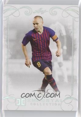 2018 Leaf Immortal Collection - [Base] #01 - Andres Iniesta