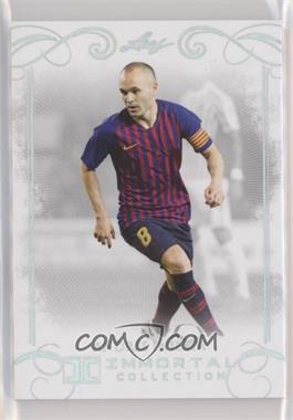 2018 Leaf Immortal Collection - [Base] #01 - Andres Iniesta