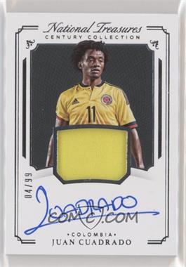 2018 Panini National Treasures - Century Collection Material Autographs #CC-JCU - Juan Guillermo Cuadrado /99