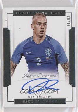 2018 Panini National Treasures - Debut Signatures #DS-RKA - Rick Karsdorp /99 [Noted]