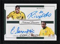 Rivaldo, Cesar Sampaio #/50