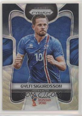 2018 Panini Prizm World Cup - [Base] - Black and Gold Wave Prizm #100 - Gylfi Sigurdsson