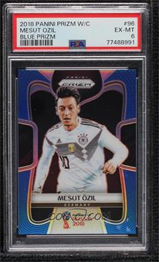 2018 Panini Prizm World Cup - [Base] - Blue Prizm #96 - Mesut Ozil /199 [PSA 6 EX‑MT]