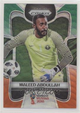 2018 Panini Prizm World Cup - [Base] - Green and Orange Wave Prizm #177 - Waleed Abdullah