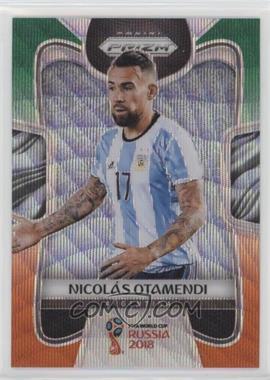 2018 Panini Prizm World Cup - [Base] - Green and Orange Wave Prizm #9 - Nicolas Otamendi