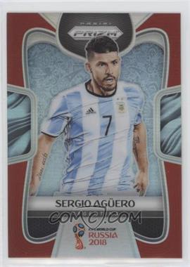 2018 Panini Prizm World Cup - [Base] - Red Prizm #11 - Sergio Aguero /149