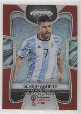 2018 Panini Prizm World Cup - [Base] - Red Prizm #11 - Sergio Aguero /149