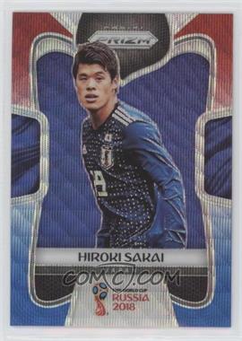 2018 Panini Prizm World Cup - [Base] - Red and Blue Wave Prizm #117 - Hiroki Sakai