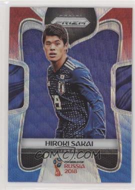 2018 Panini Prizm World Cup - [Base] - Red and Blue Wave Prizm #117 - Hiroki Sakai