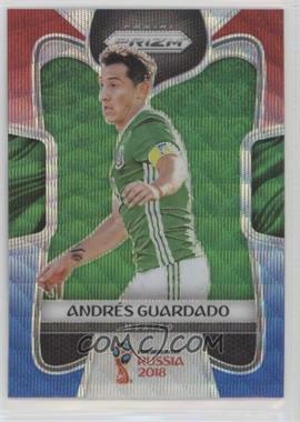 2018 Panini Prizm World Cup - [Base] - Red and Blue Wave Prizm #128 - Andres Guardado