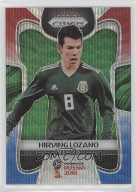 2018 Panini Prizm World Cup - [Base] - Red and Blue Wave Prizm #135 - Hirving Lozano