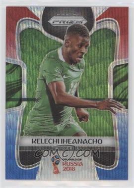 2018 Panini Prizm World Cup - [Base] - Red and Blue Wave Prizm #141 - Kelechi Iheanacho