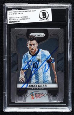 2018 Panini Prizm World Cup - [Base] #1 - Lionel Messi [BAS BGS Authentic]