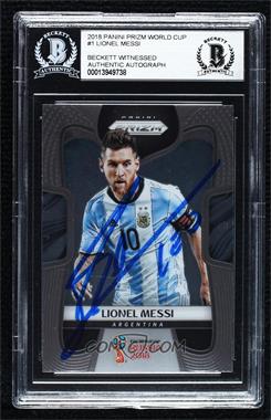 2018 Panini Prizm World Cup - [Base] #1 - Lionel Messi [BAS BGS Authentic]