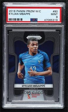 2018 Panini Prizm World Cup - [Base] #80 - Kylian Mbappe [PSA 9 MINT]