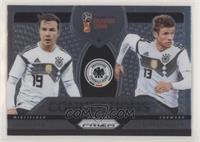 Mario Gotze, Thomas Muller