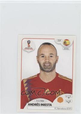 2018 Panini World Cup Russia Album Stickers - [Base] #146 - Andres Iniesta