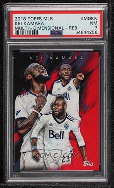 2018 Topps MLS - Multi-Dimensional - Red #MD-KK - Kei Kamara /10 [PSA 7 NM]