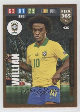 2019-20 Panini Adrenalyn XL Fifa 365 - [Base] #420 - Copa America Brasil 2019 Winner - Willian