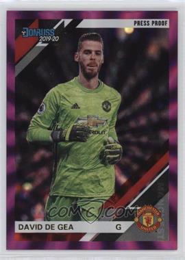 2019-20 Panini Chronicles - [Base] - Press Proof Purple Laser #107 - Donruss Premier League - David de Gea