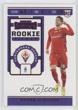 2019-20 Panini Chronicles - Contenders Rookie Ticket - Red #RT-31 - Dusan Vlahovic