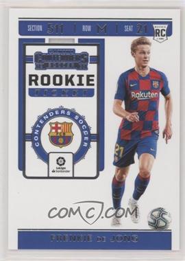 2019-20 Panini Chronicles - Contenders Rookie Ticket #RT-3 - Frenkie de Jong