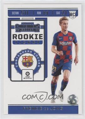 2019-20 Panini Chronicles - Contenders Rookie Ticket #RT-3 - Frenkie de Jong