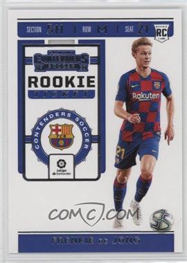 2019-20 Panini Chronicles - Contenders Rookie Ticket #RT-3 - Frenkie de Jong