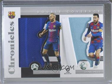 2019-20 Panini Chronicles - Double Coverage #DC-BAR - Andres Iniesta, Lionel Messi