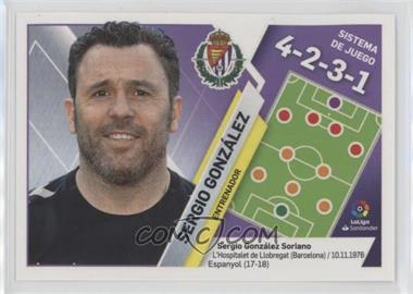2019-20 Panini Colecciones Este Liga Stickers - 2018-19 Escudos/Entrenardores #38.2 - Escudos/Entrenadores A - Sergio Gonzalez