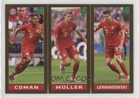 Kingsley Coman, Thomas Muller, Robert Lewandowski