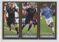 Sergio Aguero, Gabriel Jesus, Raheem Sterling [EX to NM]