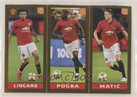 Jesse Lingard, Paul Pogba, Nemanja Matic