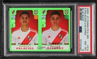 Exequiel Palacios, Julian Alvarez [PSA 8 NM‑MT]