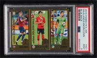 Erling Haaland, Kang-in Lee, Andriy Lunin [PSA 9 MINT]