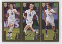 Alex Morgan, Megan Rapinoe, Carli Lloyd