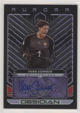 2019-20 Panini Obsidian - Aurora Autographs - Electric Etch Purple #AU-YS - Yann Sommer /75