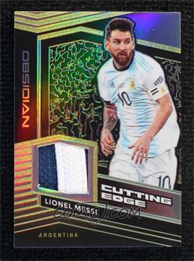 2019-20 Panini Obsidian - Cutting Edge - Electric Etch Yellow #CE-LM - Lionel Messi /10