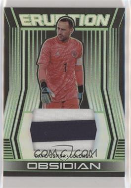 2019-20 Panini Obsidian - Eruption Relics - Electric Etch Green #E-DO - David Ospina /25