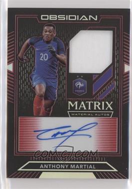 2019-20 Panini Obsidian - Matrix Material Autograph - Electric Etch Red #MX-AM - Anthony Martial /22