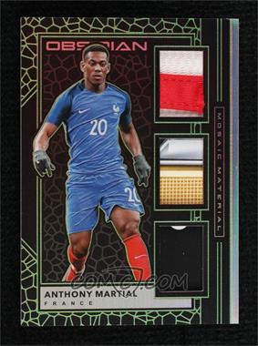 2019-20 Panini Obsidian - Mosaic Material - Electric Etch Green #MM-AM - Anthony Martial /25
