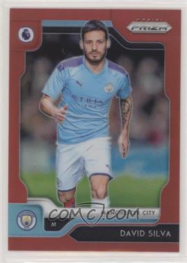 2019-20 Panini Prizm Premier League - [Base] - Red Prizm #158 - David Silva /149 [EX to NM]