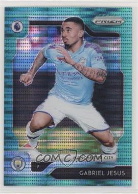 2019-20 Panini Prizm Premier League - [Base] - Teal Breakaway Prizm #167 - Gabriel Jesus /35