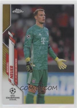 2019-20 Topps Chrome UCL - [Base] - Gold Refractor #68 - Manuel Neuer /50