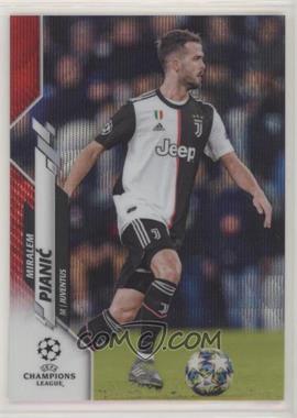 2019-20 Topps Chrome UCL - [Base] - Red Wave Refractor #9 - Miralem Pjanic /10