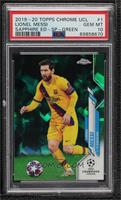 Image Variation - Lionel Messi (Yellow Kit) [PSA 10 GEM MT] #/75