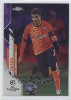 2019-20 Topps Chrome UCL Sapphire Edition - [Base] - Purple Refractor #76 - Taison /25