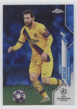 2019-20 Topps Chrome UCL Sapphire Edition - [Base] #1.2 - SP - Image Variation - Lionel Messi (Yellow Kit)