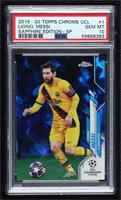 SP - Image Variation - Lionel Messi (Yellow Kit) [PSA 10 GEM MT]